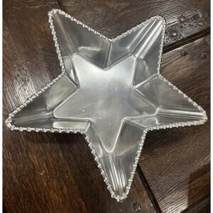 Arthur Court 2003 Star Braided Candy Dish Holiday Decor 4th of July